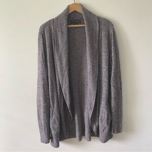Barefoot Dreams CozyChic Lite grey sweater cardigan size extra large womens